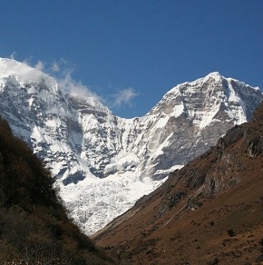 Jomolhari mountain in Bhutan